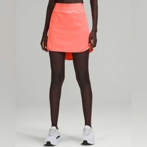 Lululemon Hotty Hot High-Rise Skirt Long Size 2 Raspberry Cream NWT $78